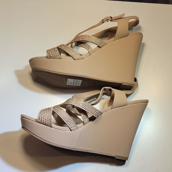 BRAND NEW ME TOO WEDGE STYLE OPEN TOE ANKLE STRAP WOMEN"S SANDAL - Picture 12 of 15